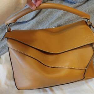 Loewe Large Puzzle Edge In Tan